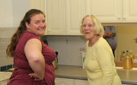 Caught unawares in the kitchen